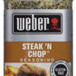 Weber Steak N' Chop Seasoning 8.5 Oz (Pack Of 2)