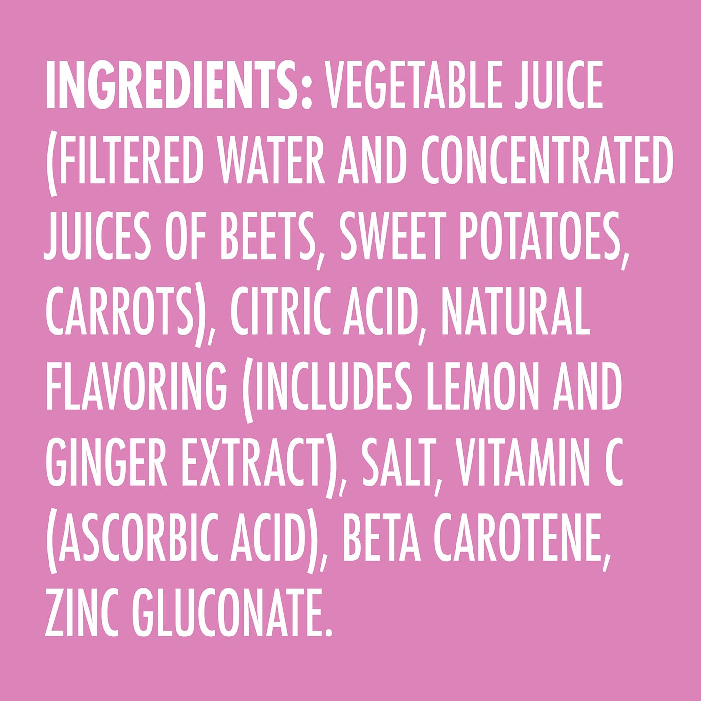 V8 Beet Ginger Lemon 100% Vegetable Juice, Naturally Flavored Vegetable Juice From Concentrate, 46 FL OZ Bottle (Pack of 6)