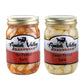 Amish Valley Products Country Pickled Garlic Sweet or Hot Flavor 15 oz Glass Jar (Sweet/Hot, 2 - 15oz JARS)