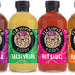 Tia Lupita Hot Sauce Variety Pack - 4 Bottles Of Flavorful Heat - Jalapeo, Salsa Verde, Habanero, Chipotle - Gluten-Free, Non-Gm