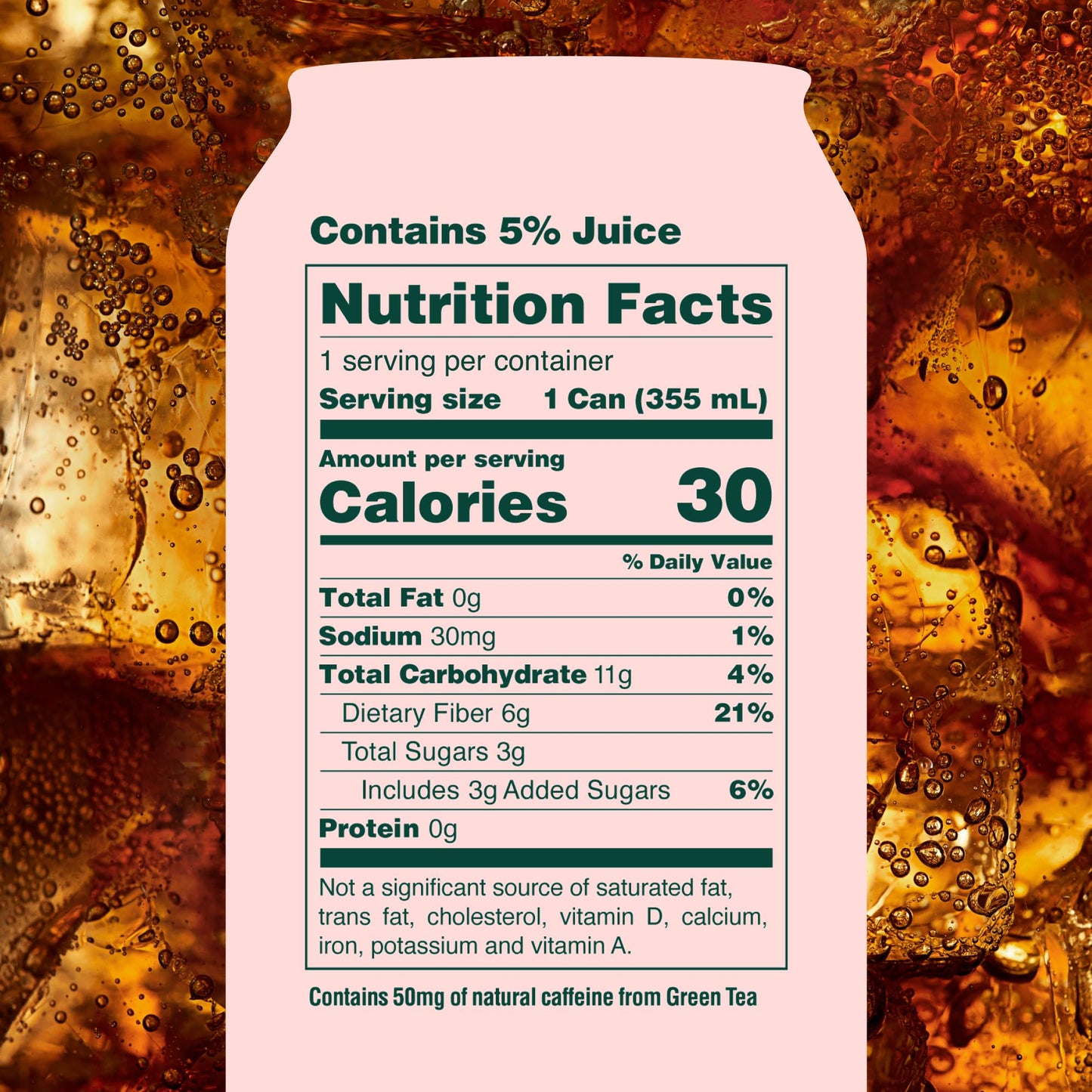 OLIPOP Vintage Cola Prebiotic Soda, 12oz Cans (Pack of 12), Gluten Free, Vegan, Packed with Fiber & Botanicals