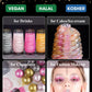 NiHome Edible Luster Dust Glitter Powder Fancy Metallic Sprinkles, Glimmer Luster Dust 4 Bottles of 0.18oz/5g for Decorating Dri