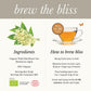 Wild Bliss Organic Elderflower Tea - Caffeine Free Loose Leaf - 60 Servings - 5.29 Ounces