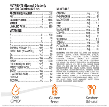PurAmino Hypoallergenic Infant Drink, for Severe Food Allergies, Omega-3 DHA, Iron, Immune Support, Powder Can, 14.1 Oz (4 Count