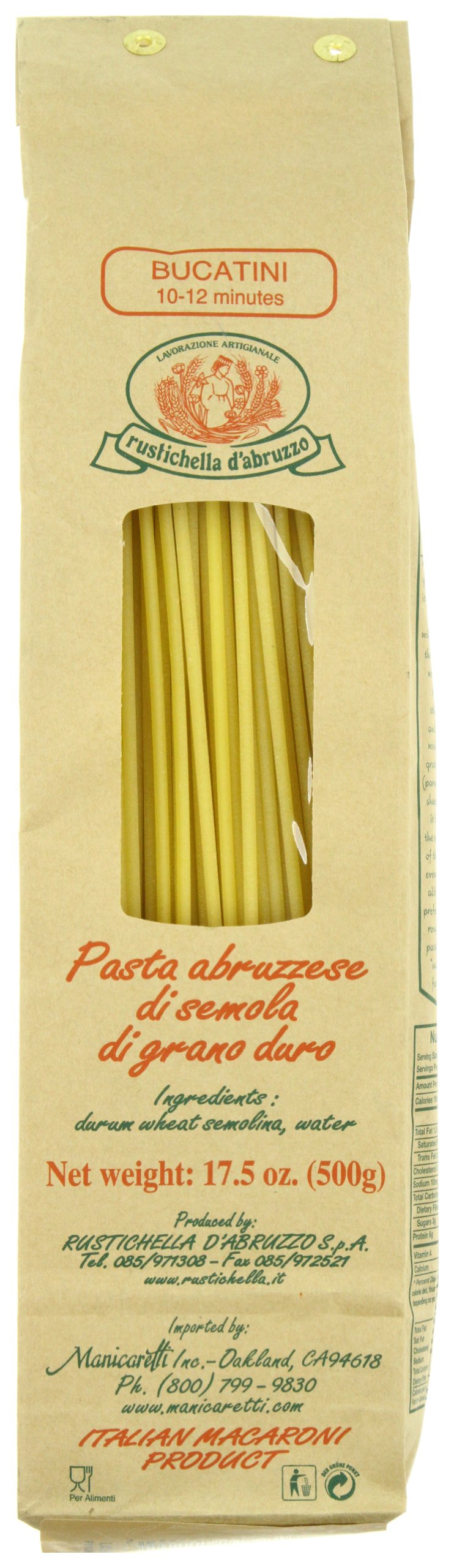 Rustichella D'Abruzzo Bucatini, 17.5 oz