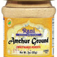 Rani Amchur (Mango) Ground Powder Spice 3oz (85g) PET Jar ~ All Natural, Indian Origin | No Color | Gluten Friendly | Vegan | NO