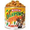 ASS KICKIN Jalapeno Cheddar Spicy Hot Peanuts - 12oz - Gourmet Snack - Model AK762