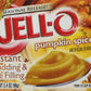 Kraft Jell-O Instant Pudding & Pie Filling, Pumpkin, 3.4-Ounce Boxes (Pack of 3)