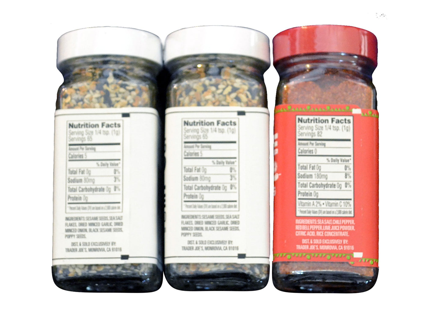 Trader Joes Everything but the Bagel Sesame Seasoning BlendTrader Joes Chile Lime Seasoning Blend