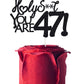 Happy 47th Birthday Cake Topper 47 Birthday Cake Toppers-Black Glitter, Funny 47th Cake Topper for Men,47 Cake Topper For Women,