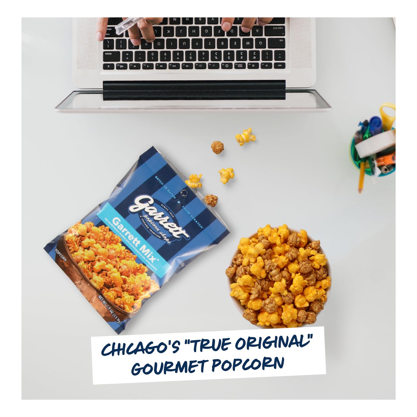 Garrett Popcorn Garrett Mix, Cheese and Caramel Gourmet Popcorn, Gluten Free, 1.9oz, 12 Bags