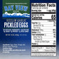 BAY VIEW BRAND Pickled Eggs, No Artificial Ingredients, Gluten Free, 16oz (Sizzlin Garlic)