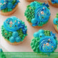 Confect St. Patricks Day Sprinkles Mix - Pea Green, Mint Green & White Pearl Dragees, Vermicelli, Edible Sugar Decorations - Pac