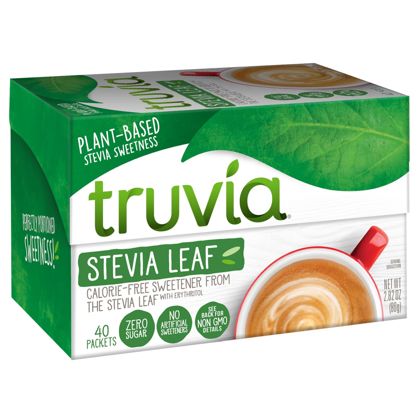 Truvia Original Calorie-Free Sweetener From The Stevia Leaf Packets, 2.82 oz Carton, 40 Count (Pack of 12)