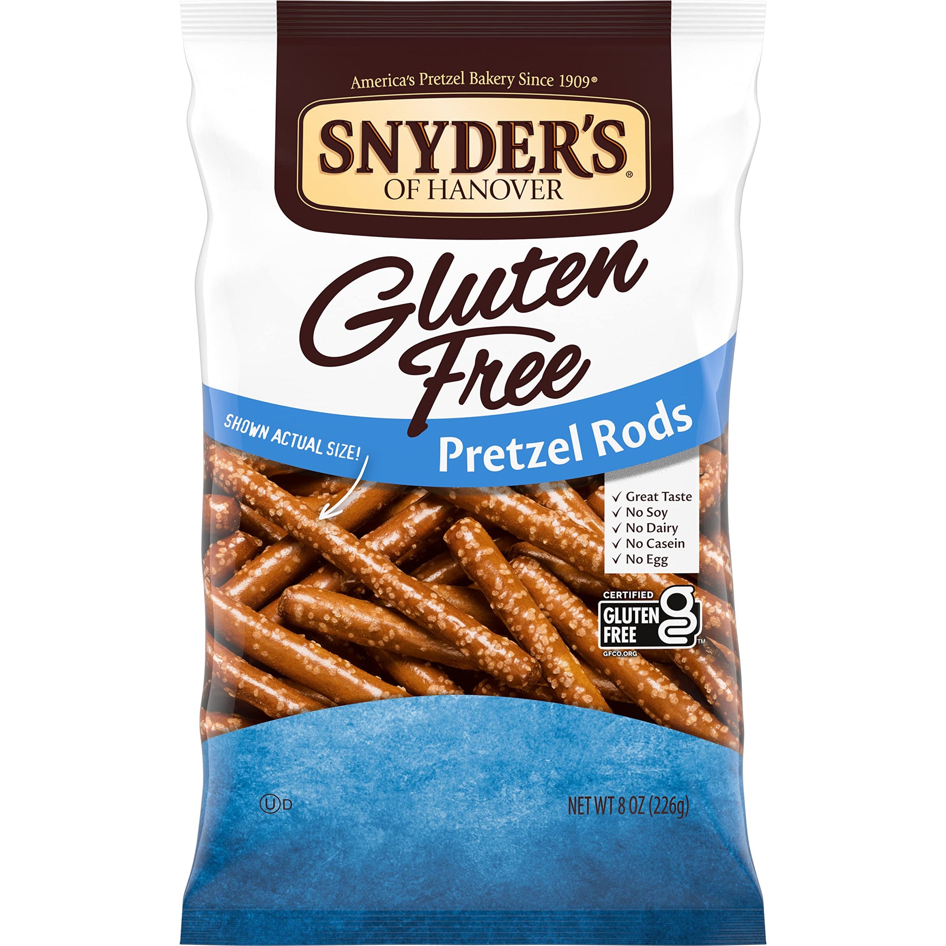 Snyders Of Hanover Gluten Free Pretzels Gluten Free Rods 8 Oz