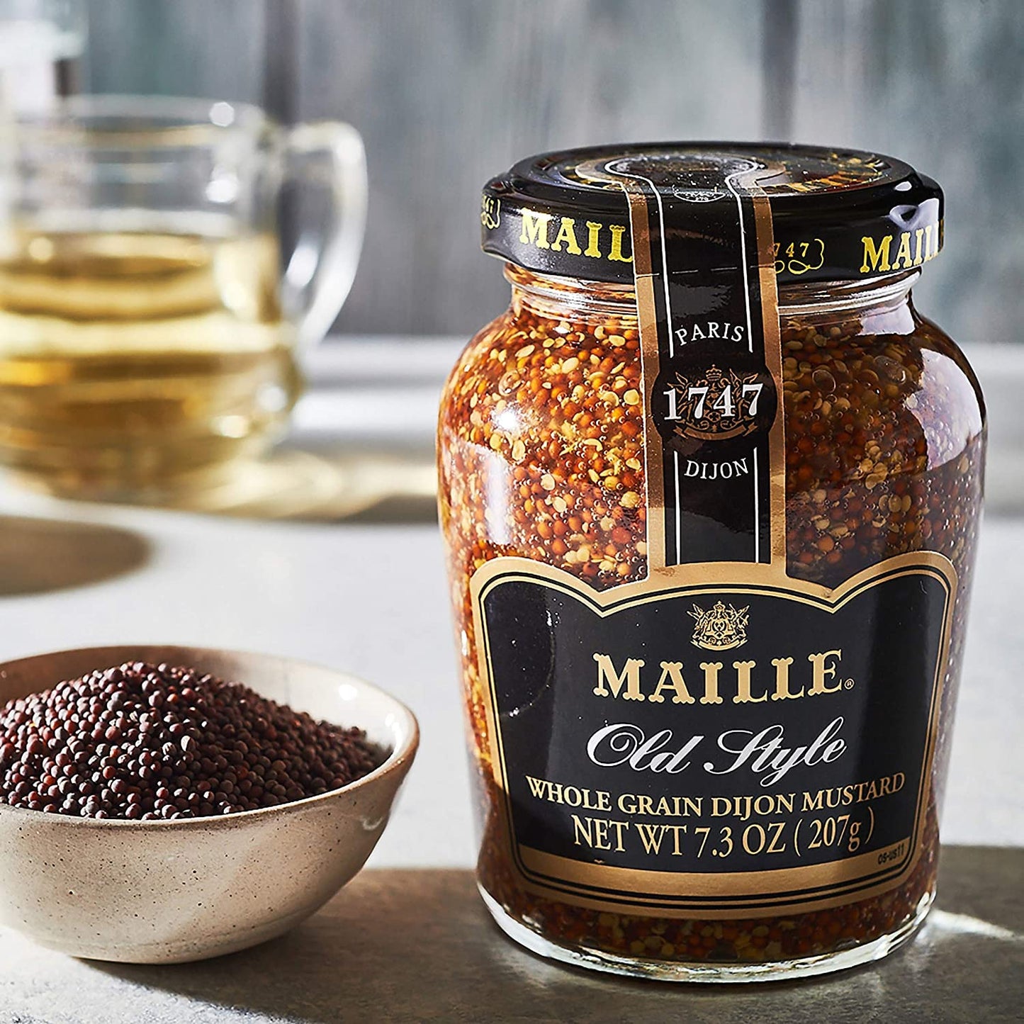 Maille Old Style Whole Grain Dijon Mustard - 7.3 Oz