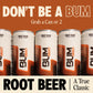 Bum Energy Sugar-Free Energy Drink, Root malt-inspired, Natural Caffeine, 12 oz, Pack of 12, Brown