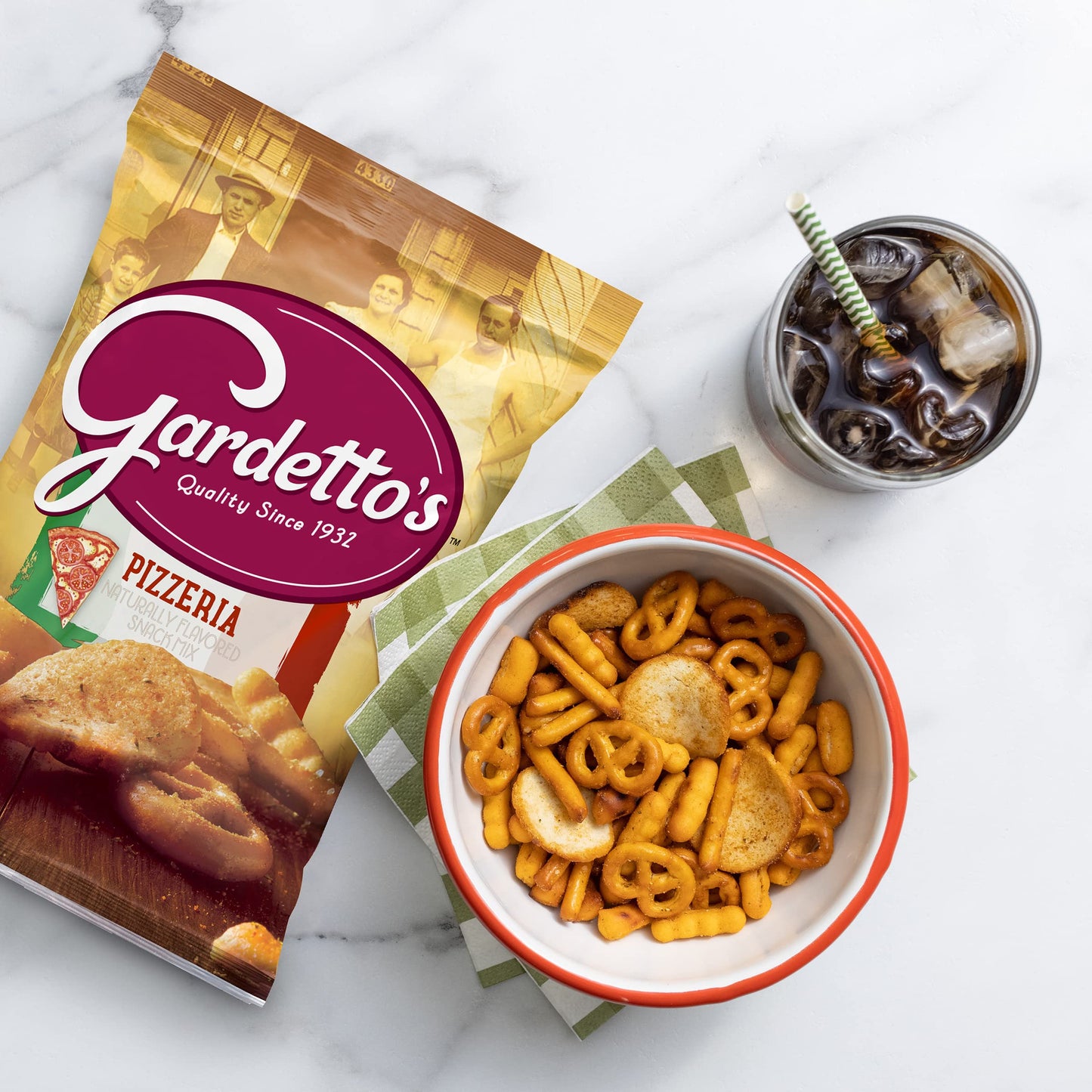 Gardetto'S Snack Party Mix, Pizzeria, Savory Pub Mix Snack Bag, 8.6 Oz