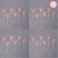 24 Pcs Rose Gold Glitter Double-Sided Sweet 16 Cupcake Toppers, Sixteen Cupcake Picks, 16Th Birthday Anniversary Party Cake Deco