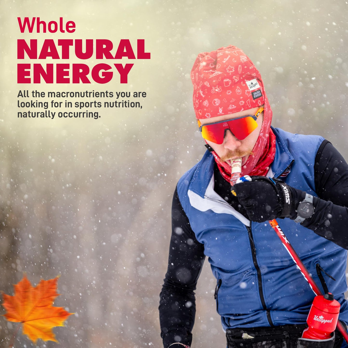 UnTapped Vermont Maple Syrup Packets for Athletes, Box of 20-0.96 Fl Oz | Organic Pure Maple Syrup for Natural Endurance Energy