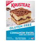 Krusteaz Gluten Free Cinnamon Swirl Crumb Cake & Muffin Mix, 20 Oz Boxes (Pack Of 8)