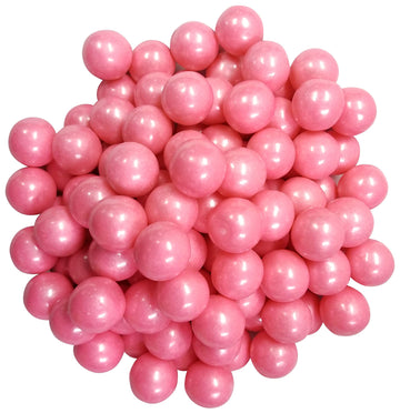 Light Pink Pearl Gumballs 1 Inch-2 Pound Bulk Bag For Baby Showers And Gender Reveal Parties