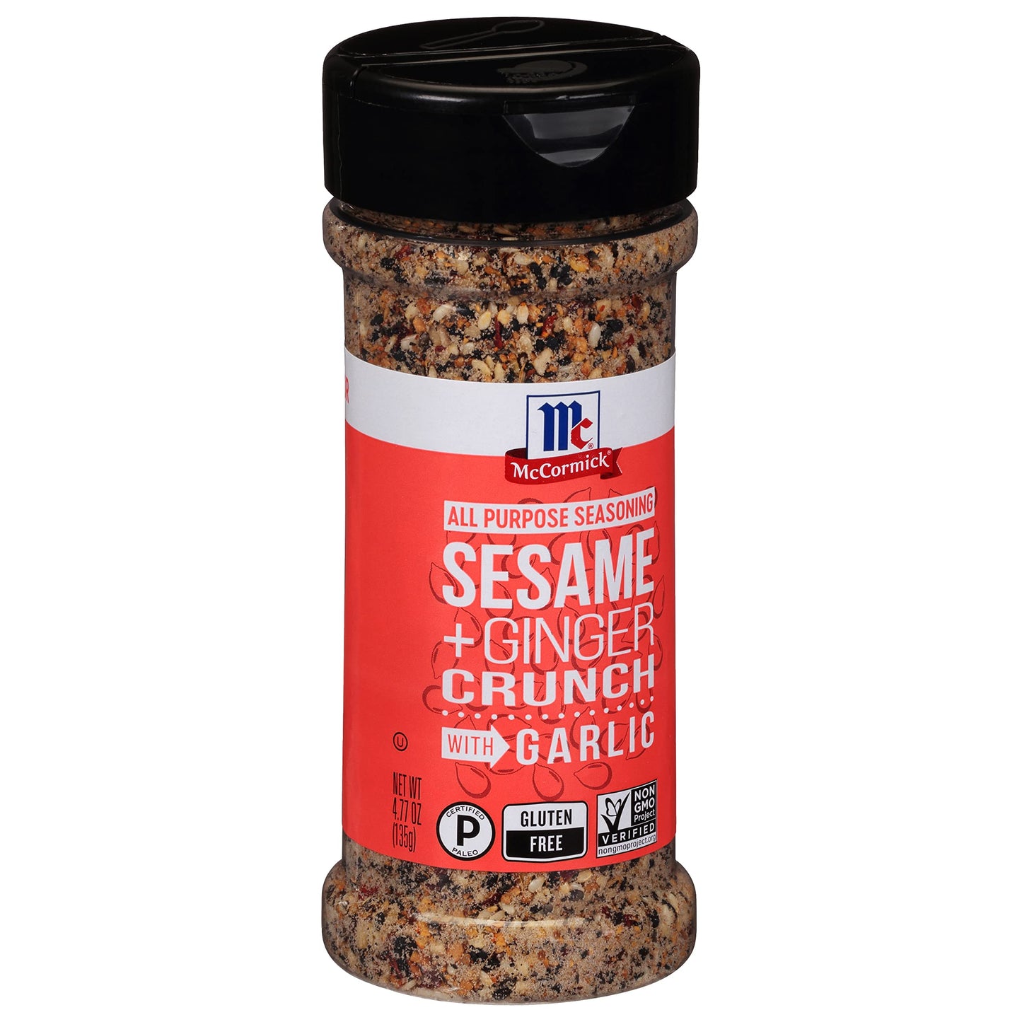 McCormick Sesame and Ginger Crunch with Garlic All Purpose Seasoning, 4.77 oz (Pack of 6)