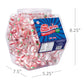 Bob'S Sweet Stripes Bobs Sweet Stripes Soft Peppermint Candy - 250 Mints Individually Wrapped In Reusable Plastic Tub - Peppermi