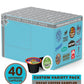 Crazy Cups Decaf Flavoured Coffee Pods - Medium Roast, 40 Count, Compatible with Keurig K Cups