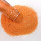 Philaeec Orange Sanding Sugar Edible Sparkling Crystals For Baking Cake Decoration Cookie Ice Cream Cupcake Toppers Wedding Part
