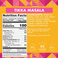 Taali Tikka Masala Water Lily Pops (10-Pack) - Savory Flavor From India | Crunchy Superfood Snack | Protein-Rich Roasted Pops |