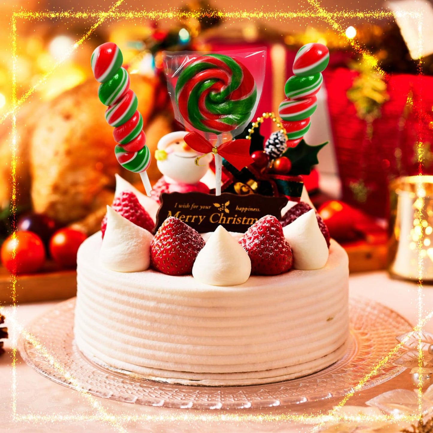Christmas-Themed Red And Green Lollipops With A Festive Red Bow 32 Pack,16 + 16 Twisty & Swirl Candy Lollipops Suckers Individually Wrapped Bulk, Lollipop Candy Gifts For Christmas Stocking Stuffer