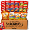 Snack Variety Pack Box 55 Count - Assorted Cheese Crackers & Baked Snack Mix Individual Packs for Kids Lunch, School Snacks, Off