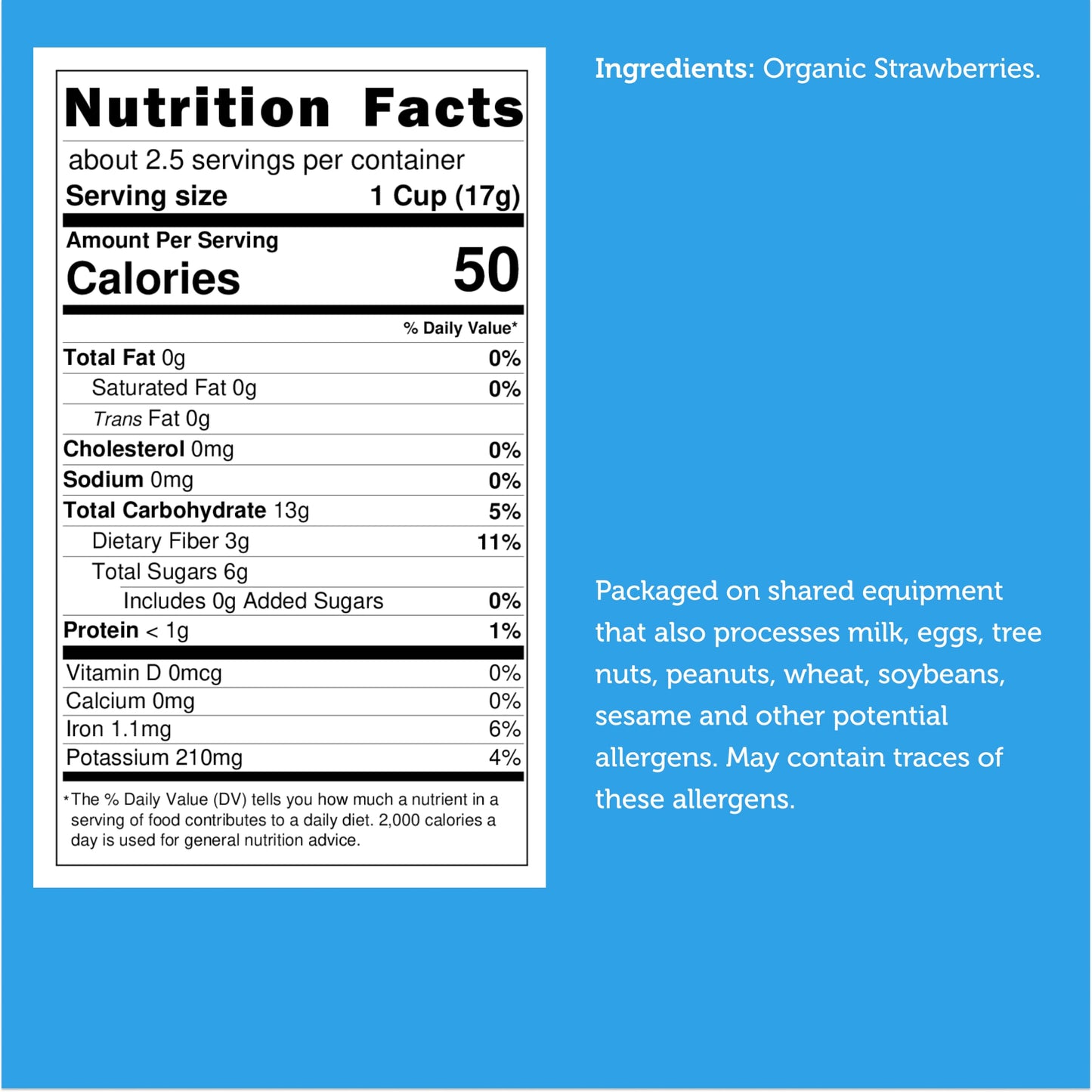 Arctic Farms Gardren Pure Freeze Dried Fruits, No Sugar Added, Crunchy Snacks (Organic Strawberry Slices)