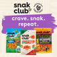Snak Club Tropical Trail Mix with Peanuts  Dried Papaya  Raisins  Banana Chips  Dried Pineapple  Coconut Chips  and Almonds  Gluten-Free and Kosher Snack  24 oz Resealable Bag