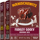Manischewitz Fudgy Chocolate Brownie Mix With Fudge Frosting 12oz (2 Pack) | Grain Free, Kosher for Passover, Baking Pan Include