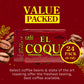 Cafe El Coqui Dark Roast Espresso Ground Coffee, 6 oz (Pack of 24), Authentic Puerto Rican Style, Vacuum Sealed