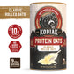 Kodiak Cakes Oatmeal Canister, Rolled Oats, High Protein, 100% Whole Grains (12 Canisters)