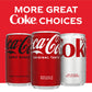 Coca-Cola Soda Soft Drinks, Classic Cola Mini Cans, 7.5 fl oz, 6 Pack, Rich Brown