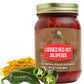 Green Jay Gourmet Pickled Candied Red Jalapeos in a Jar - Fresh Hand Jarred Vegetables for Cooking & Pantry - Pre-Prepared Pickl