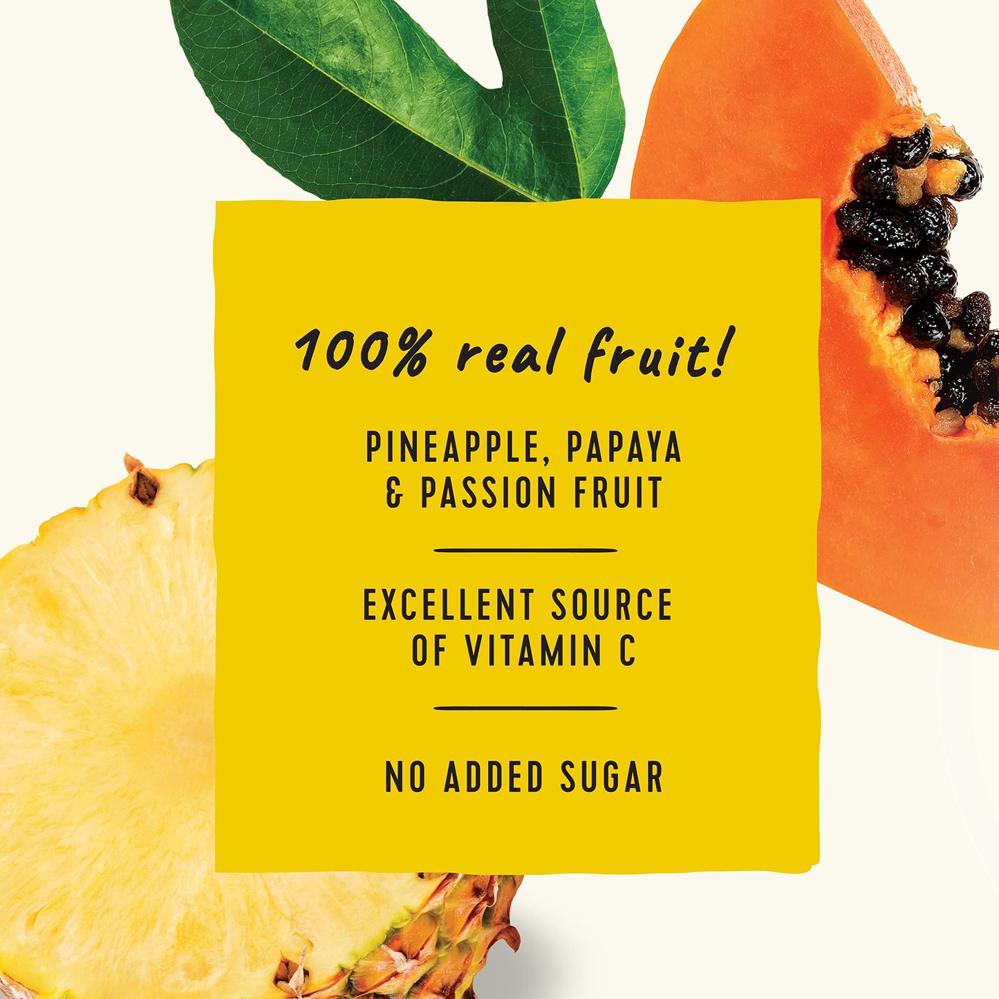 Golden Farms Tropical Pouches, Low Ingredient Healthy Snacks (Pack Of 12), 100% Pure Fruit, No Added Sugar, Vegan, Gluten-Free,