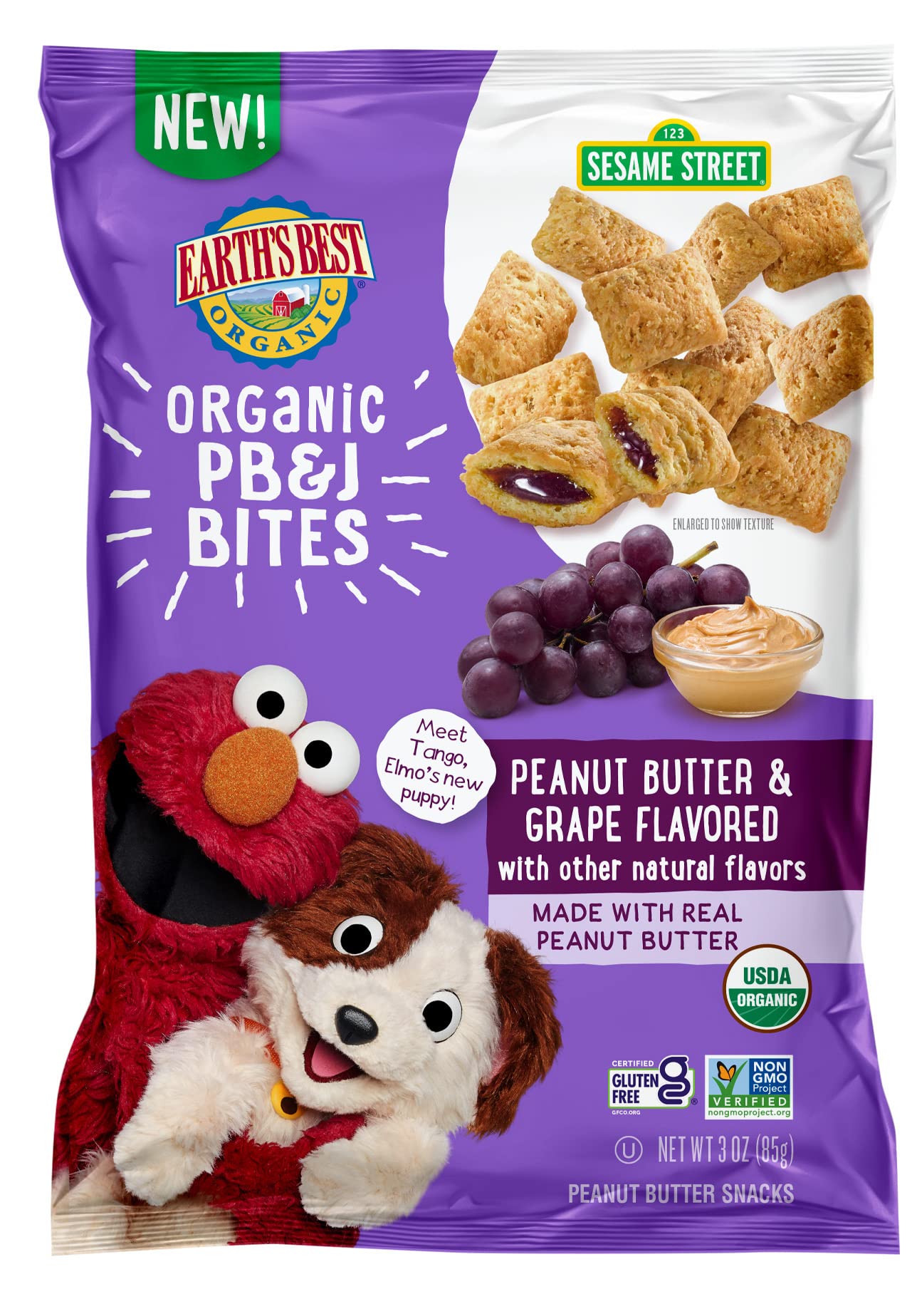 Eb Pb J Grape Bites ( 6 X 3 Oz   )