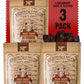 Righteous Felon Beef Jerky - Bourbon Franklin Flavor - Low-Sugar, High-Protein - 2 Ounces Each, Pack of 3
