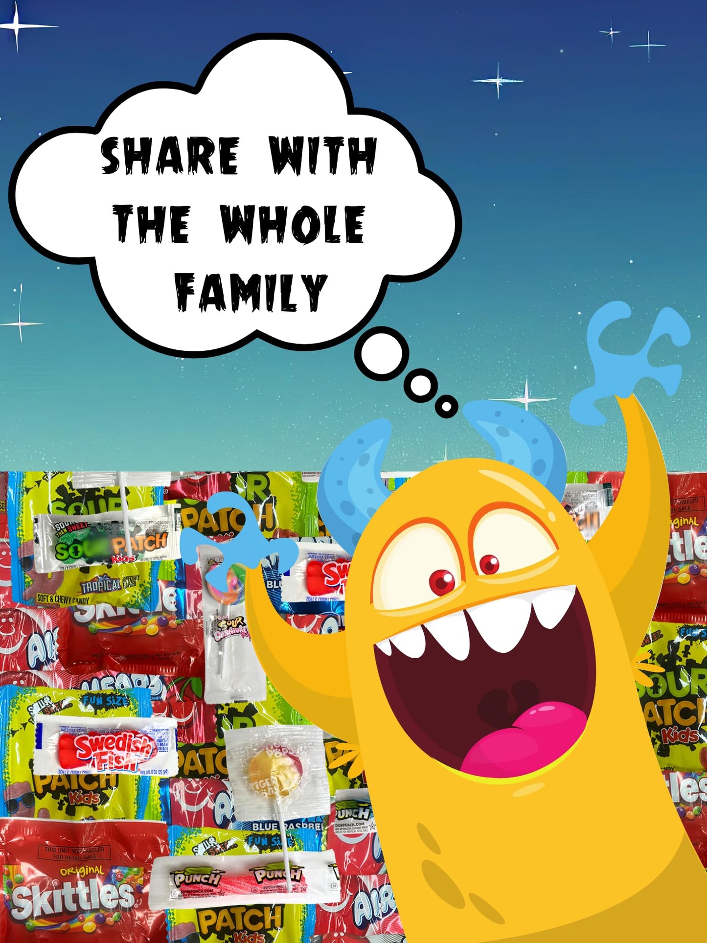 Party Favor Candy Mix - 20 lb Party Stuffers - Goodie Bag Stuffers for Kids - Variety Pack - Bulk Candy Bags - Individually Wrap