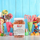 Sarah s Candy Factory Soft Jelly Pumpkin Candy in Jar, 3 Lbs