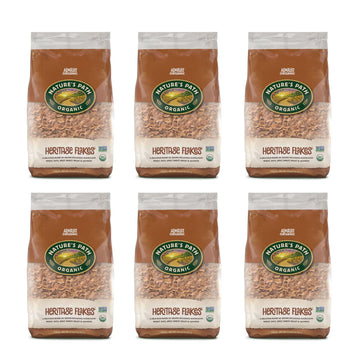 Nature'S Path Organic Heritage Flakes® Cereal, 32 Oz (Pack Of 6), Non-Gmo, Earth Friendly Packaging