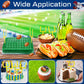 Taiyin 9 Pcs Football Cake Decorations 6 Cake Goal Post Topper Field 3 Mini Sport Balls For Football Themed Birthday Party Event