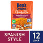 Ben'S Original Ready Rice Spanish Style Flavored Rice, Easy Dinner Side, 8.8 Oz Pouch (Pack Of 12)