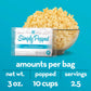 Jolly Time Simply Popped Microwave Popcorn, Lightly Salted, 3oz Sharing Bag, Pack of 12