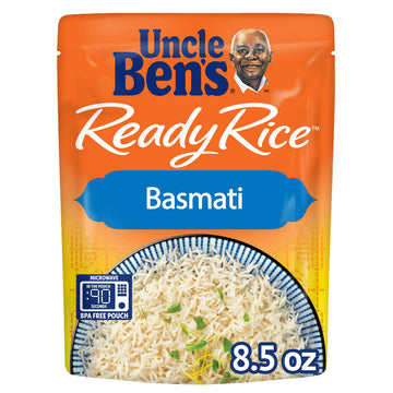 Uncle Bens Ready Rice: Basmati Rice, Ready to Heat Pouches, 8.5 Ounce (Pack of 6)